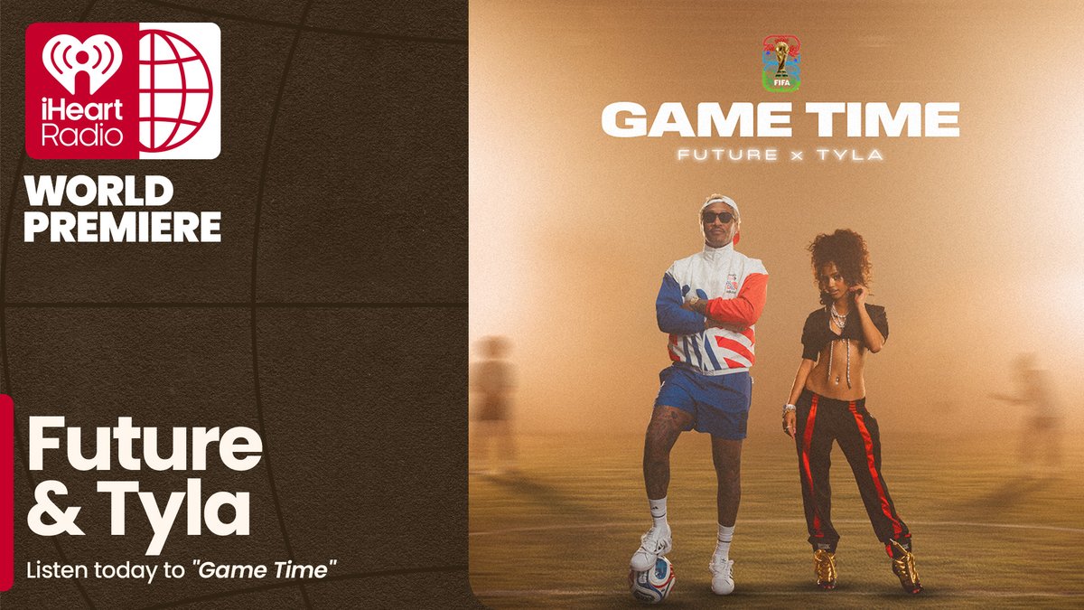 iHeartRadio's tweet photo. Future x Tyla = instant repeat 🎧 “Game Time” out now.

Listen on iHeartRadio: https://t.co/YozkV5bqvF https://t.co/FhbzIGebz2