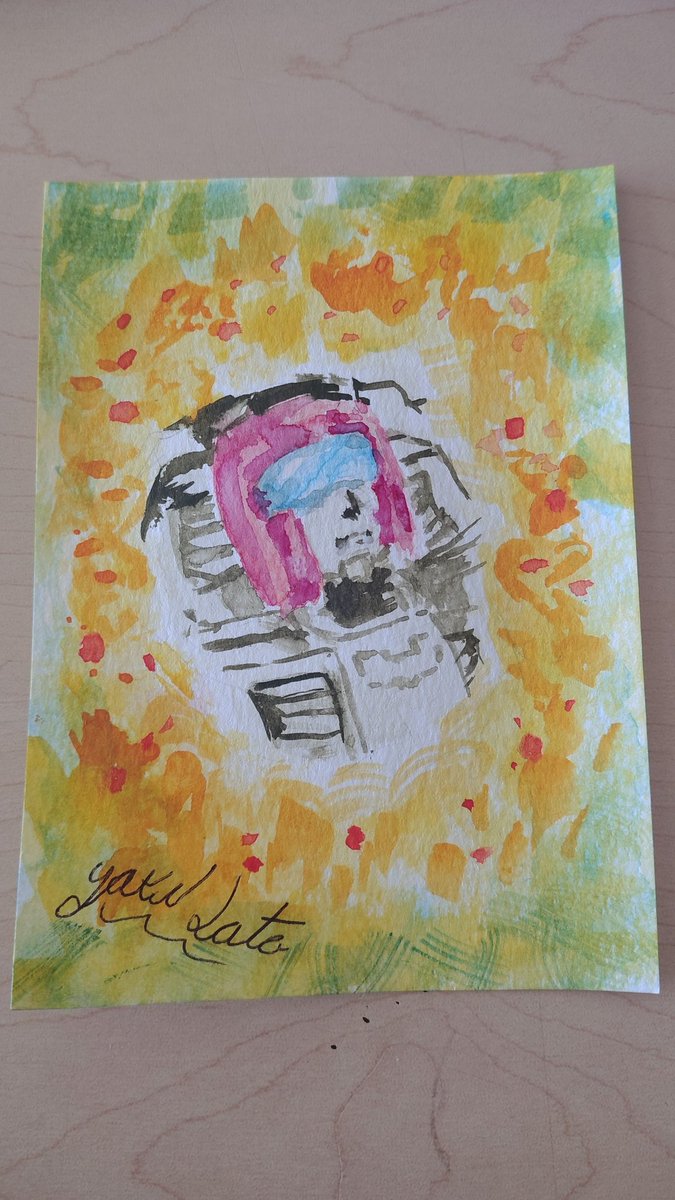 DaisyScales09's tweet photo. Practicing with watercolors!!! I really like this technique, even though it's very time-consuming. 👅👅👅

#swerve #MTMTE #Watercolors https://t.co/79wkCuJGcZ
