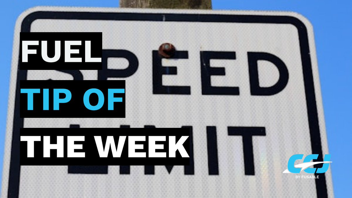 CCJnow's tweet photo. Fuel tip of the week: Speed limiters can do more than control speed, they can cut fuel costs too. More than 85% of large fleets already use them. https://t.co/aZxfWURIRR https://t.co/9mzelFm702