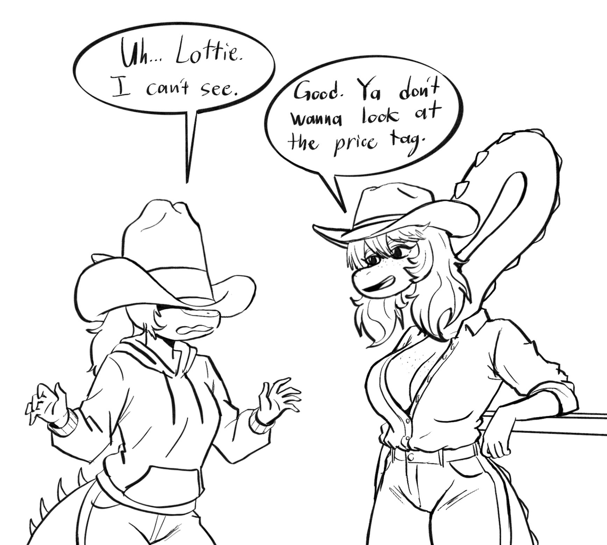StegoButler's tweet photo. Nerd Mia and Lottie doodle requested by a friend https://t.co/5yo4LRVxeX