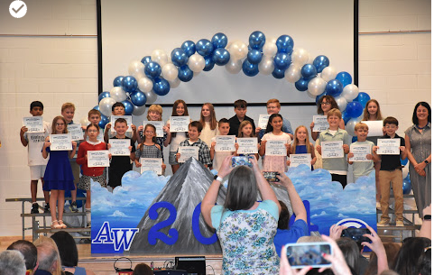 awlsmo's tweet photo. Our 4th graders officially crossed the bridge to 5th grade!  You have a great group coming your way @awlsft https://t.co/AB3fQDu64A