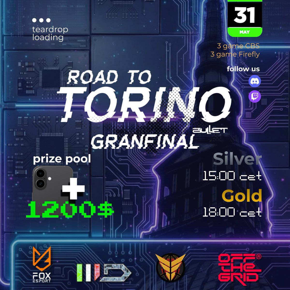 playoffthegrid's tweet photo. ROAD TO TORINO 🏆 GranFinale.

Ten weeks. Forty matches. One day left to settle it.

Off The Grid's backing the finale live from Torino ComiX Fair, streaming everywhere. 

Sunday, May 31. 

Tune in and watch them fight for it. ⤵️ https://t.co/g9n7gF014c