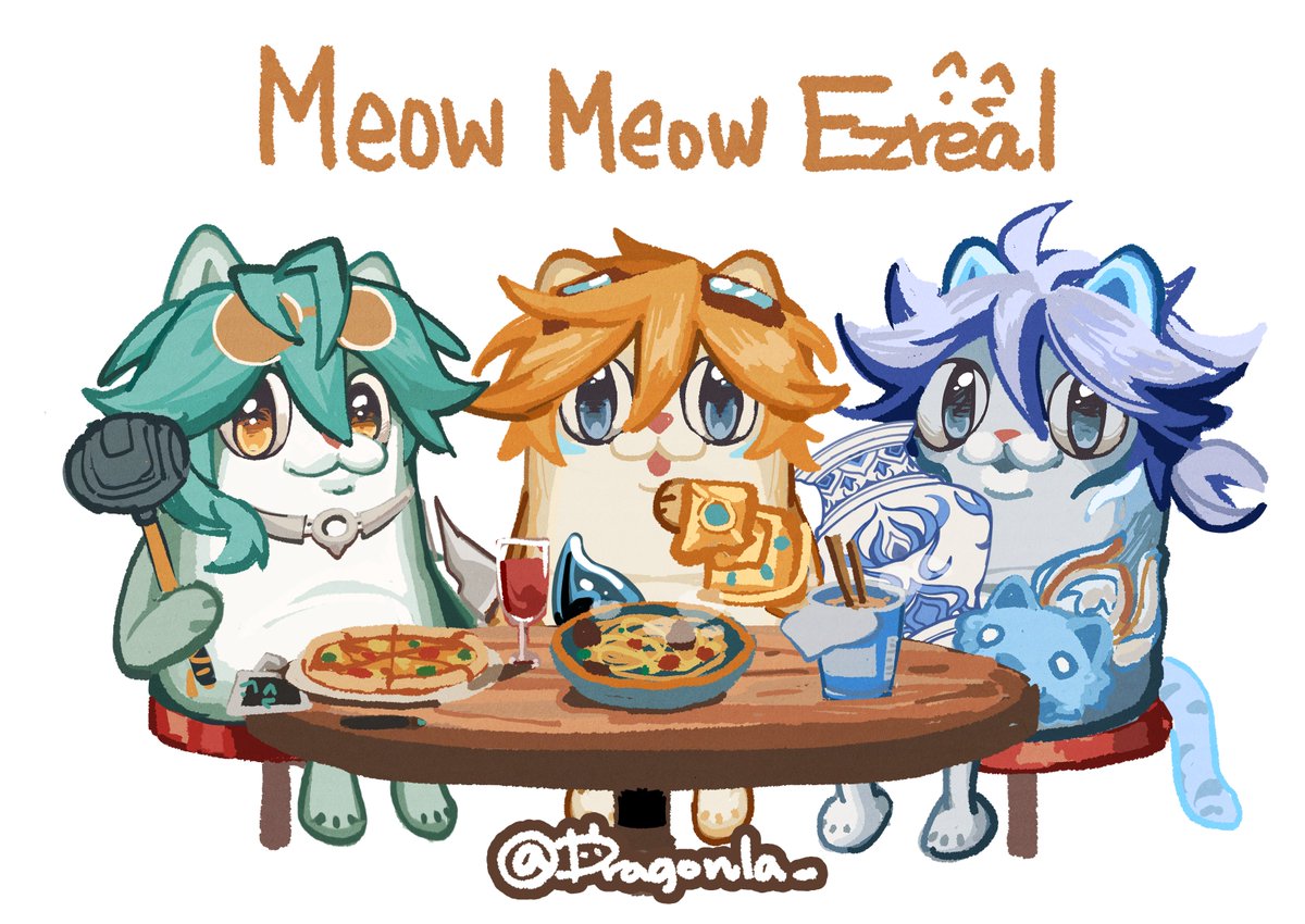 Dragonla_'s tweet photo. 😺Ｍｅｏｗ Ｍｅｏｗ Ezreal💚💛💙✍ https://t.co/LvIokk8eBa