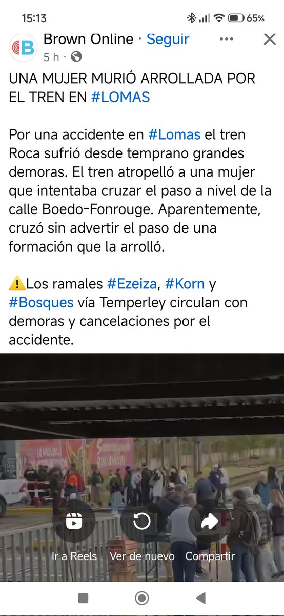 May_ynadamas's tweet photo. Ayer y hoy demoras en el tren por esto mismo Al principio pensaba: qué loco, que mal está la gente que decide tomar la decisión de tirarse bajo el tren.Pero no, es gente que no mira al cruzar y no ven que VIENE EL TREN!! En fin, hay gente que merece m0rir jajajaja https://t.co/7hPsgudFuu