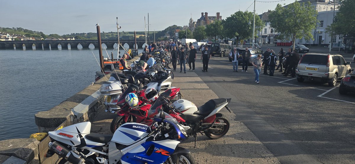 DevonFoodCo's tweet photo. This evening we find ourselves in Bideford again for another of the Bideford Bike Nights. Beautiful weather and a great turnout yet again. Once again, thank you for all your support! https://t.co/0nO57VZaXy