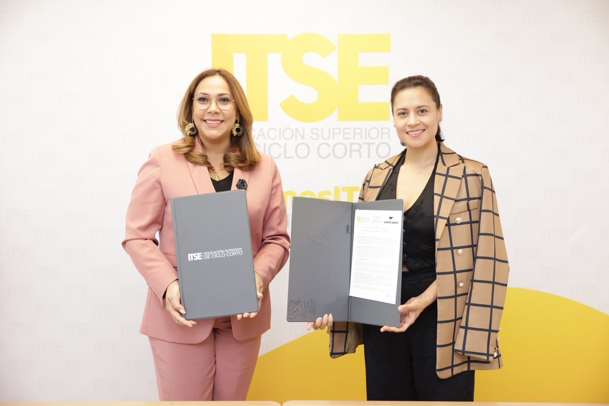 ITSEpma's tweet photo. El ITSE y PAN-INTL. (Coffee Geeks Panamá) firmaron un acuerdo de colaboración para impulsar proyectos de formación e innovación.
#SomosITSE https://t.co/oaR9L9n6vD