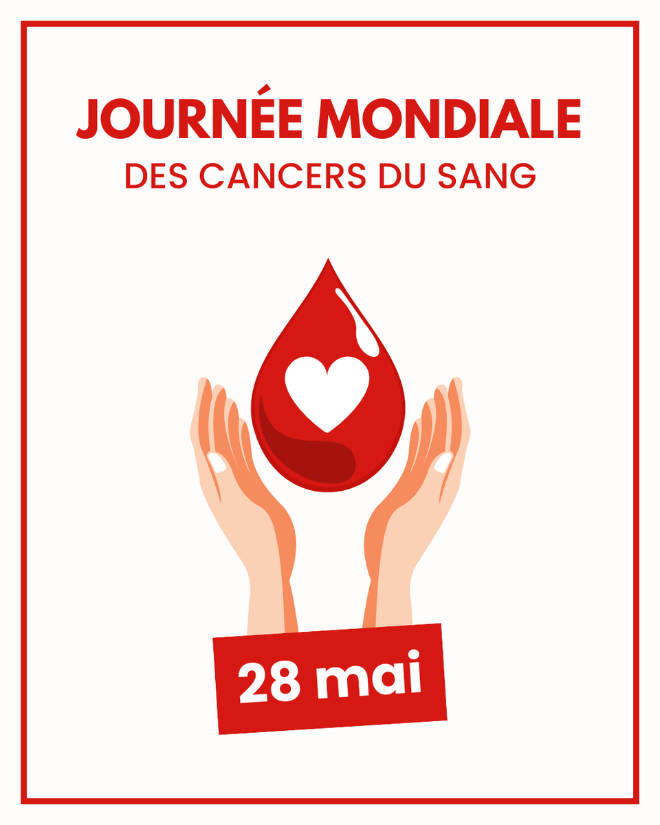 VivreAvecUneNmp's tweet photo. 🩸28 MAI : JOURNÉE MONDIALE CONTRE LE CANCER DU SANG 🩸

Aujourd’hui, nous avons unis nos voix pour sensibiliser, informer et soutenir la lutte contre les cancers du sang.

❤️ Pourquoi cette journée compte ?

🩸 Sensibiliser : Faire connaître ces pathologies, leurs symptômes et les avancées thérapeutiques.
🩸 Soutenir : Accompagner les patients et leurs proches dans leur combat au quotidien.
🩸 Agir : Encourager la recherche et l’accès aux soins pour tous.

#JournéeMondialeContreLeCancerDuSang #VivreAvecUneNMP #CancerDuSang #Solidarité #RechercheMédicale #NMP