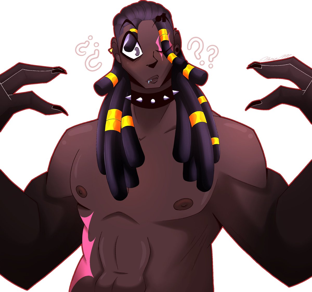 NovixMoon's tweet photo. Canserbero is a German black boy, not a furry today.

#RELEASEVILLAINOUS #VillainousAU #AU #IbisPaintX #illustration #ArtistOnTwitter https://t.co/zspX9ztImt