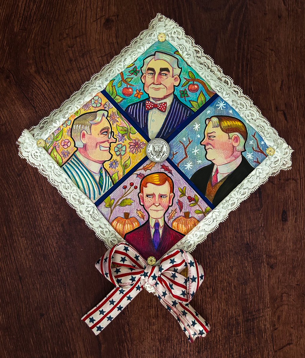 frankidacre's tweet photo. My prez grad cap is complete! 🎓 https://t.co/bJUrLu880F