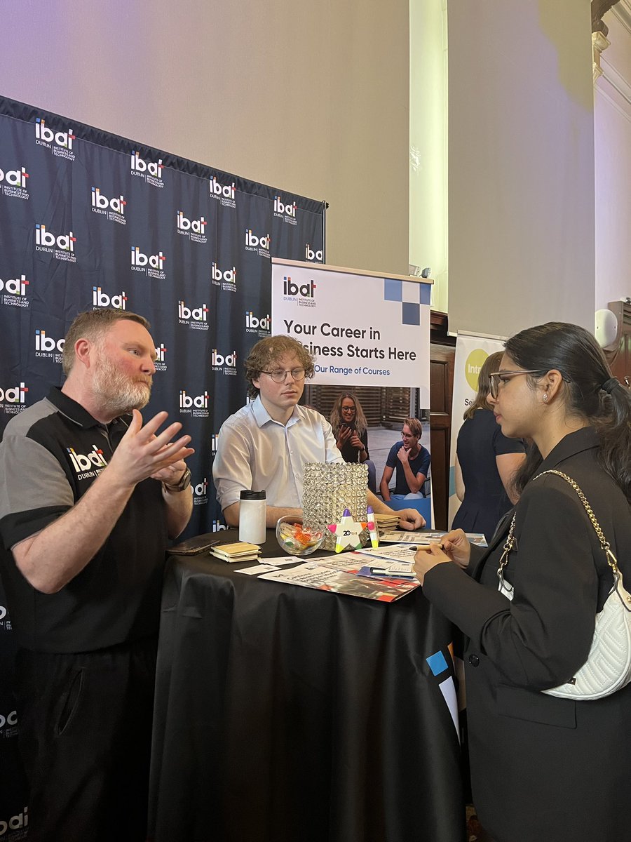 IBATDublin's tweet photo. Career Connect Ireland 2026 was definitely a day full of opportunities 👀✨

Thank you to everyone who stopped by and made the event such a memorable one 📸
Tag your friends if you spot them 👀
 
#IBATDublin #CareerConnectIreland #DublinEvents #CareerGrowth #Networking https://t.co/6QuhPwjMb3