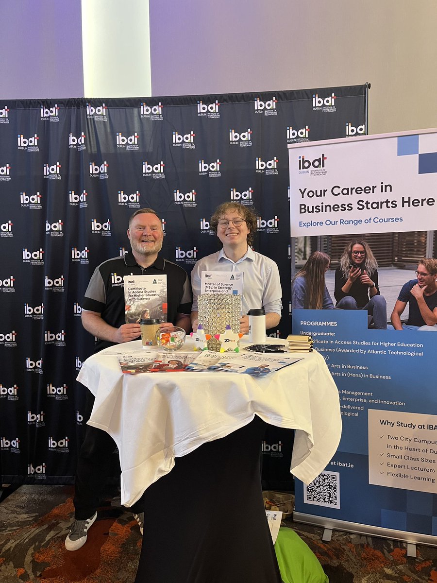 IBATDublin's tweet photo. Career Connect Ireland 2026 was definitely a day full of opportunities 👀✨

Thank you to everyone who stopped by and made the event such a memorable one 📸
Tag your friends if you spot them 👀
 
#IBATDublin #CareerConnectIreland #DublinEvents #CareerGrowth #Networking https://t.co/6QuhPwjMb3