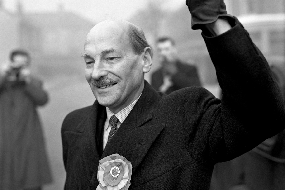 BladeoftheS's tweet photo. All of those are terrible.

Clement Attlee was the best and only good PM the UK has had since WW2.

Beat Churchill, Nationalised everything, Britain boomed for 30 years until they started to undo his work. https://t.co/I7BbpU3sTI