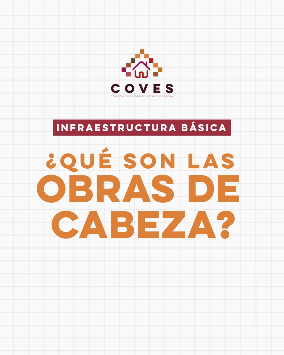 sonoracoves's tweet photo. 🔶 La participación de #COVES en el programa federal Vivienda para el Bienestar consiste en ejecutar las denominadas “obras de cabeza”.  (1/2) https://t.co/BRLzx8vWl3
