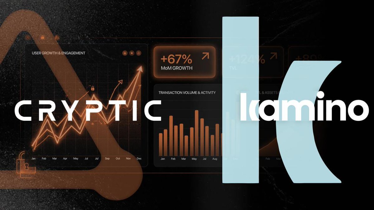 CrypticTechApp's tweet photo. Cryptic Desktop has been released for MacOS. 

Download now on our website.

Alongside this release, we’re proud to welcome @kamino to the Cryptic Desktop ecosystem.

Users can now access lending and borrowing workflows while communicating through post-quantum encrypted messaging, all within one unified experience.

This marks the beginning of Cryptic’s expansion into DeFi-enabled private coordination, with more utility integrations coming soon.

Private communication.  
Crypto-native workflows.  
One secure desktop experience.

Stay Private. Stay Cryptic.