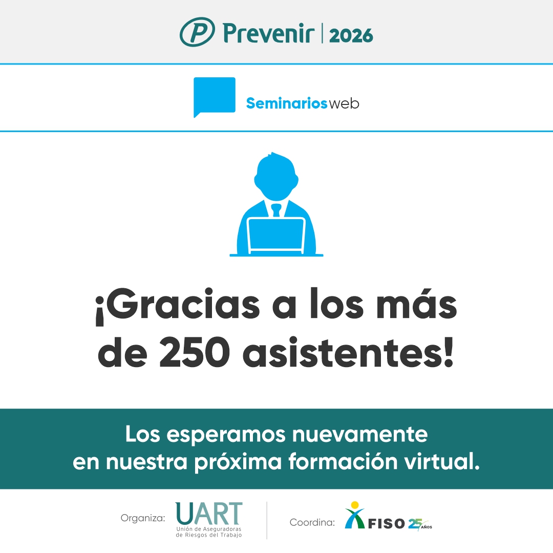 UARTprevenir's tweet photo. 🙌 ¡Más de 250 personas fueron parte de un nuevo Seminario Web!
💙 Gracias por acompañarnos.
🚀 ¡Nos reencontramos muy pronto en una nueva formación virtual!

#Prevenir2026 #UART #FISO #Prevención #HigieneOcupacional #Hantavirus #Zoonosis  #Capacitación #SaludOcupacional https://t.co/SsXgQswkCp