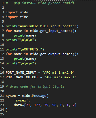 Gopeith's tweet photo. Great. These devices can be easily programmed in Python, which opens up a lot of opportunities to build custom applications. Even mini-games. #midi https://t.co/33keWld0sY