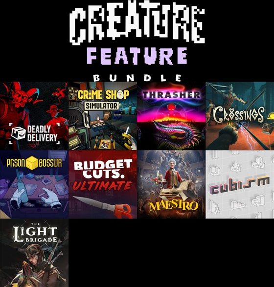 fixitfixitfixit's tweet photo. Get the new Creature Feature Bundle Bundle - Bundle Ends: 6/4/2026 1:00:00 AM
https://t.co/M659wEsHaj
Pay at least $13 to unlock everything.
#humblebundle #games #bundle #deals #pcgaming #game #charity #gaming https://t.co/tz0nzkPWws