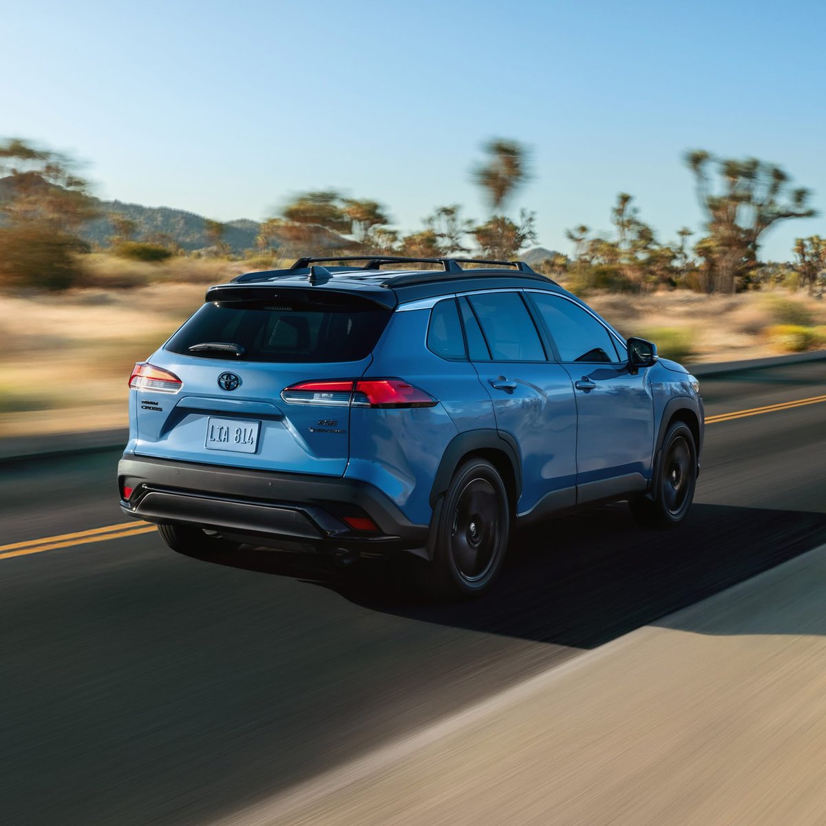 ToyotaZanes's tweet photo. Blue skies and open roads await. Experience the drive in a Corolla Cross! 🛣️ #CorollaCross #LetsGoPlaces https://t.co/tDJtofssdK