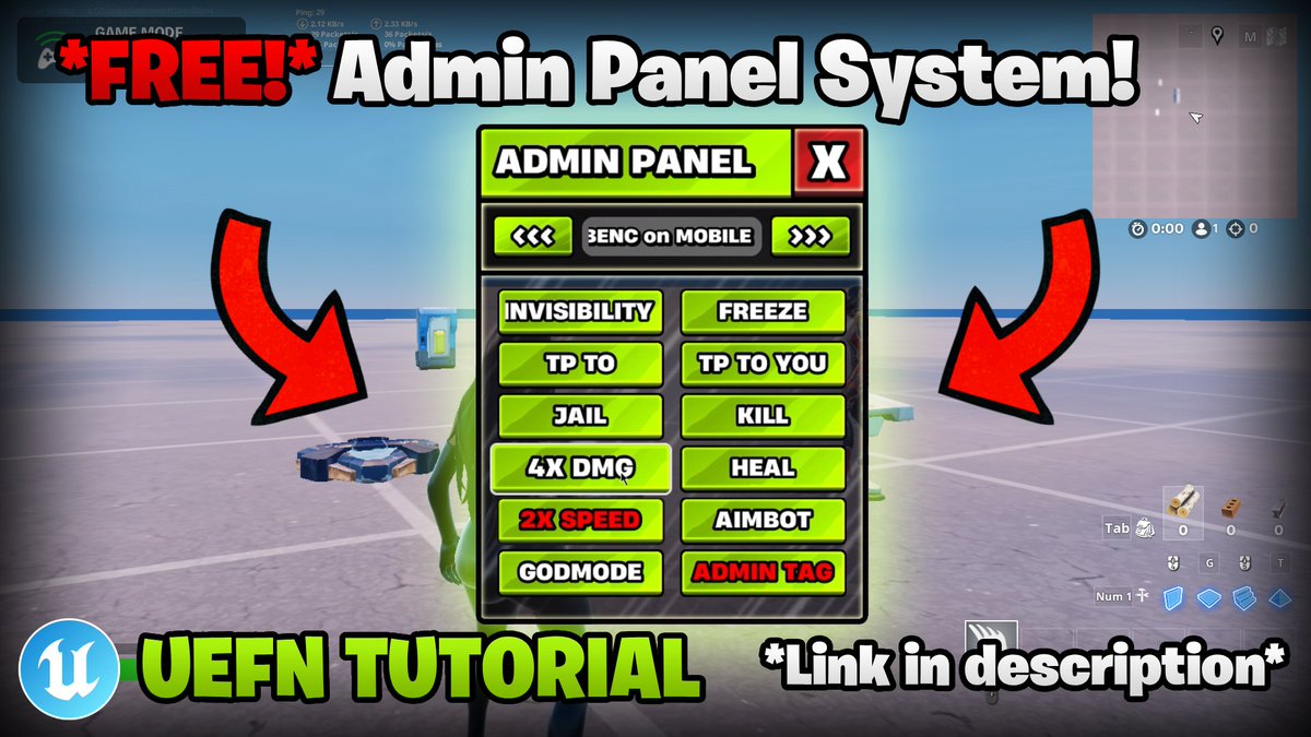 devarchstudio's tweet photo. 🔴 HERE IT IS!

🛠️ FREE Admin Panel System for #UEFN #Verse #FortniteCreative #Fortnite

Tutorial:
https://t.co/GvxvjQOaLn

FREE on our Discord 👇
https://t.co/A2tziEHySX
