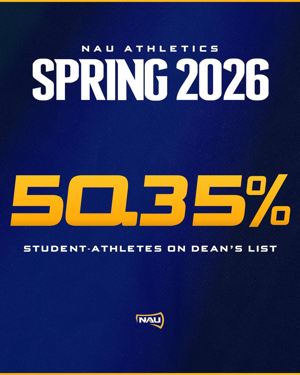 NAUAthletics's tweet photo. Shout out to our student-athletes❗️

#RaiseTheFlag https://t.co/oJlPpebjKM
