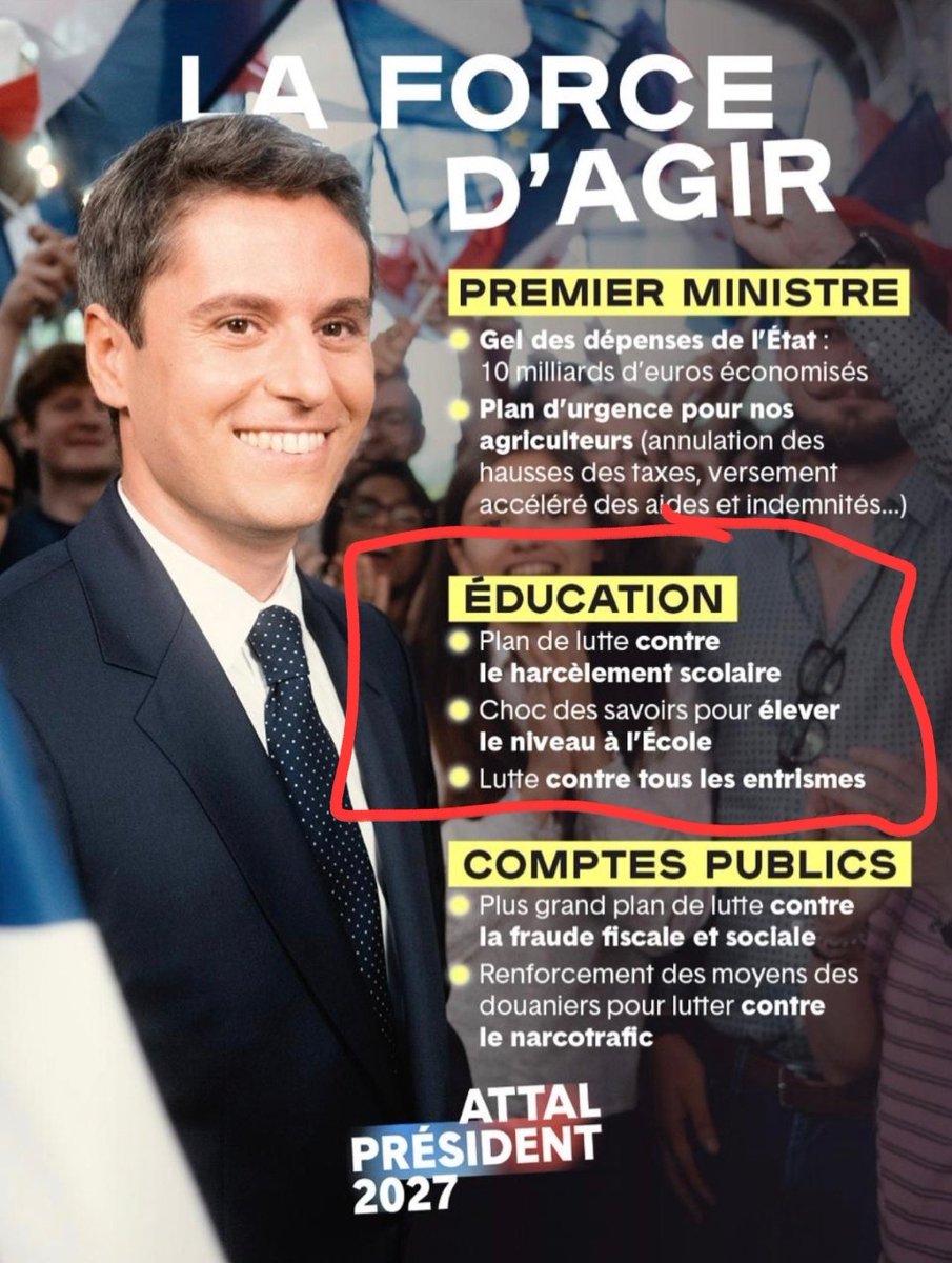 k7558k's tweet photo. Évidemment,  @GabrielAttal n'aura pas ma voix.
#JeSuisProf 

Voilà pourquoi 👇 https://t.co/yAAhsuvsgz