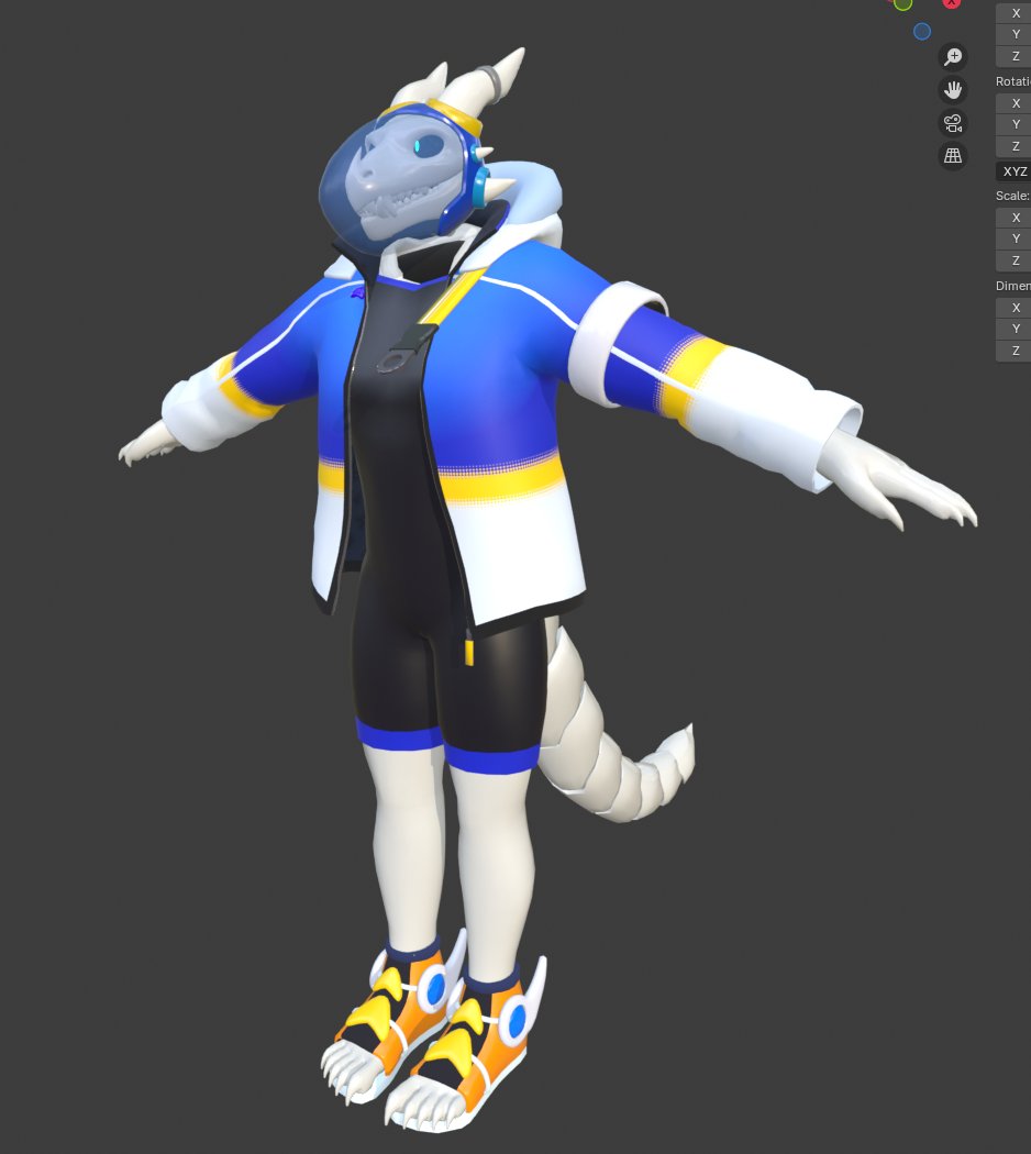 AstralHati's tweet photo. WIP for @AdoAdoAdorak 

Still need to work on body suit and body texture https://t.co/gjPJuTj3YU