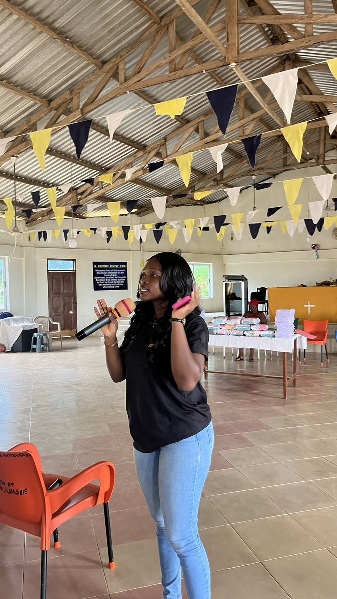 TheBTFGH's tweet photo. Today, we visited Anyirawaase in the Volta Region, reaching 200 young girls with menstrual hygiene education and menstrual hygiene kits. Thank you for helping us  empower girls with knowledge, dignity, and the support they need to manage their periods. https://t.co/YaH3DF2XGS