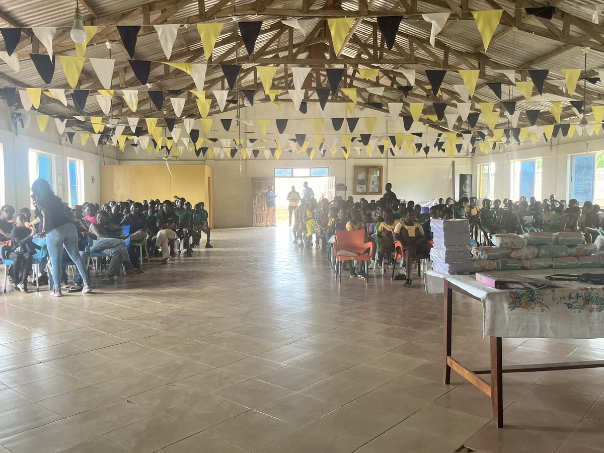 TheBTFGH's tweet photo. Today, we visited Anyirawaase in the Volta Region, reaching 200 young girls with menstrual hygiene education and menstrual hygiene kits. Thank you for helping us  empower girls with knowledge, dignity, and the support they need to manage their periods. https://t.co/YaH3DF2XGS