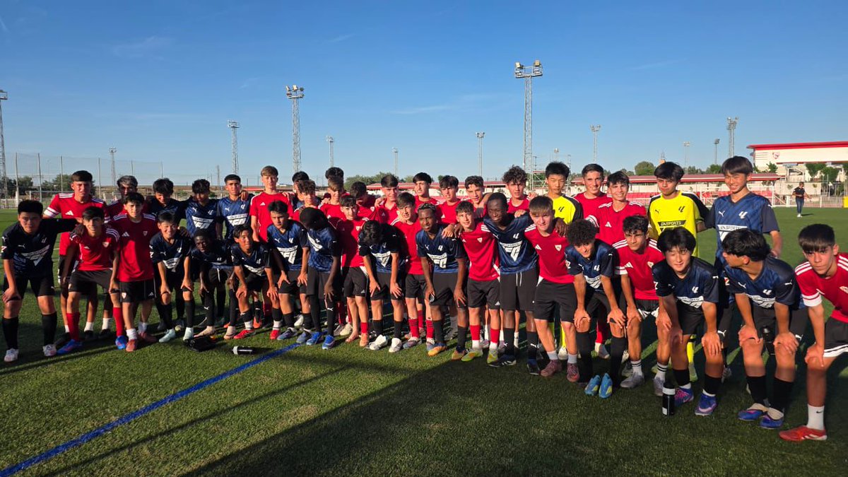 SEAMORIOW's tweet photo. 🇪🇸⚽ Proud Moment For Seamoriow FC In Spain 🇳🇬

Our talented youngsters, Oloko Joseph and Okon Samuel, continue to represent Seamoriow FC proudly at the ongoing LaLiga Futures Tournament in Spain. 🌍✨

In their opening game for FC Future LaLiga against Sevilla U15, both players featured brilliantly in an impressive 2-1 victory.

🔥 Match Highlights
⚽ Idris Noah — 2 Goals
🎯 Okon Samuel — 2 Assists

Oloko Joseph started the game and showed great quality throughout the match, while Okon Samuel came off the bench to deliver two excellent assists that helped secure the win.

Beyond football, the boys also had the opportunity to visit Sevilla FC, where they experienced the atmosphere of one of Spain’s biggest clubs and took memorable pictures during the visit. 📸🇪🇸

We remain proud of their growth, hard work, and the way they continue to represent Seamoriow FC and Nigerian grassroots football on the international stage. 💙⚽

#SeamoriowFC #LaLigaFutures #GrassrootsFootball #NigeriaToTheWorld #FutureStars #NLO