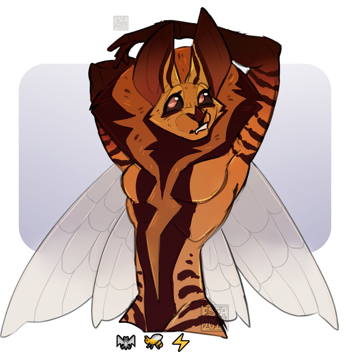Escadraws's tweet photo. EMOJI ADOPT 🐝🦇⚡️
SB: $30
@ $80 - Blep Icon Added
AB: TBD - Will have Blep icon + 2 sketchy fullbodies
bid under the comment below please! https://t.co/UIkZaLnHAb