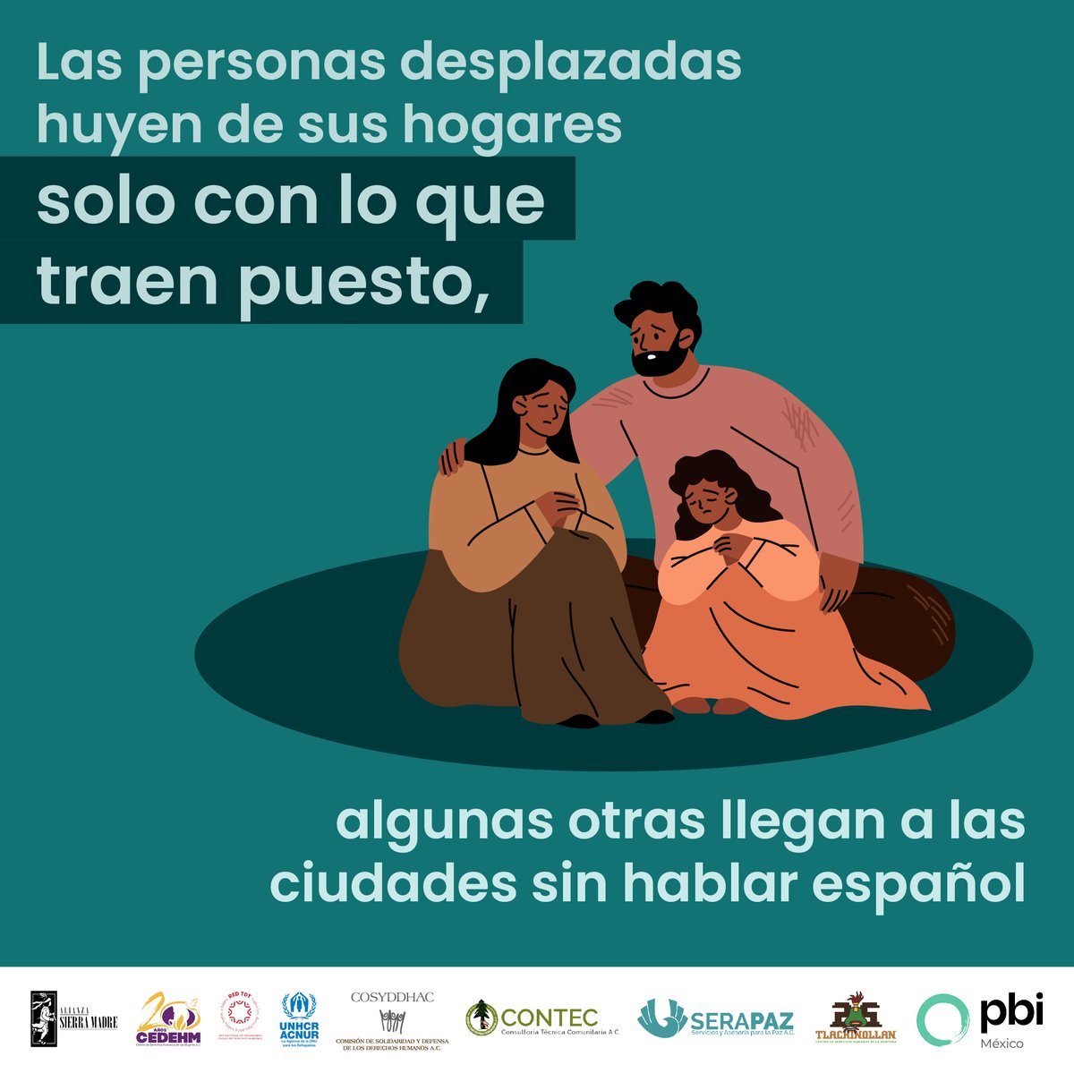cedehm's tweet photo. Nadie debería huir para sobrevivir.
En Chihuahua, cada vez más familias huyen de sus comunidades para salvar la vida. Desde 2024, el desplazamiento forzado ha aumentado de forma alarmante: comunidades enteras abandonan su hogar por amenazas y violencia. https://t.co/VcIsGtfbfy