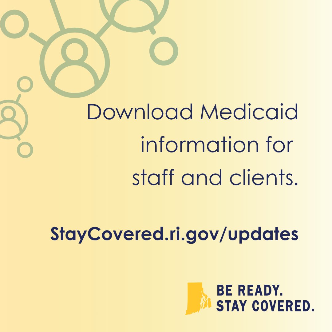 RIEOHHS's tweet photo. Some Medicaid rules will change in 2026 and 2027. Community partners and providers can help by reminding Rhode Islanders to update their contact info, so they don’t miss updates about their coverage. Learn more at https://t.co/I3zmd07wiR. https://t.co/jN2SNBSEzQ