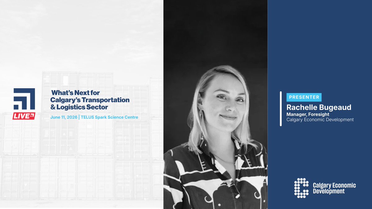 calgaryeconomic's tweet photo. Top leaders from Calgary’s transportation &amp; logistics sector will join us on Jun. 11 to discuss the major forces that are reshaping the industry, why it matters and how Calgary fits into the future of global supply chains. See our speaker lineup ⬇️ https://t.co/M5dmK06JlP