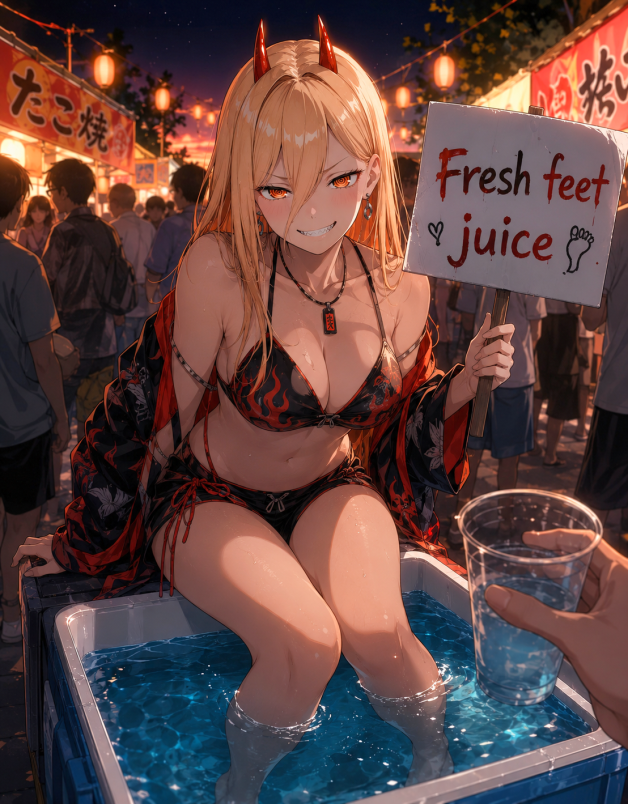 YourGodPower's tweet photo. It’s been so hot these past few days 💛

Even good boys deserve a refreshing treat once in a while… 
Wanna test my feet juice ? 
Fresh and cold, just the way you like it 😌 https://t.co/CQlTE4gwpi