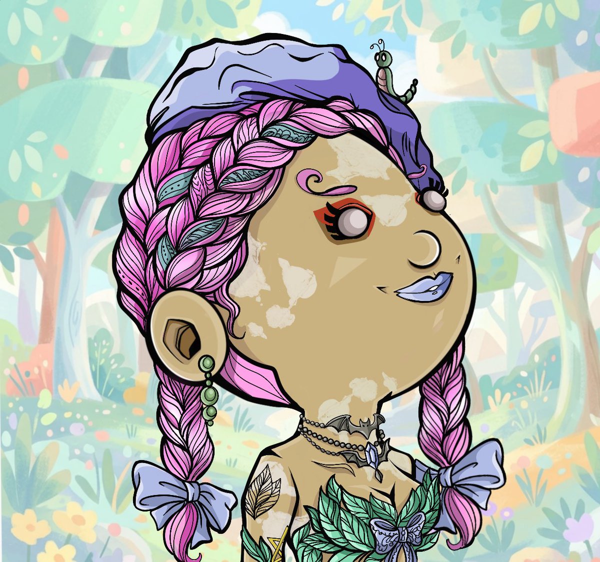 THE_PUPPIZ's tweet photo. The Puppi’z new 🌈

Charming, proud and deeply connected with nature! 🌸✨

This splendid Puppi’z of the forest celebrates authentic, unique and unfiltered beauty, reminding us that the spots on the skin (like those of Vitiligo) are not imperfections, but real works of art designed by the sun and life. 🌿🎨

Every woman who lives with this characteristic brings with her an extraordinary strength and elegance, just like our nymph of the woods. True beauty lies in uniqueness! 🤍🧚‍♀️

You are a work of art of nature. Always. 🦋💫

🔗 https://t.co/s5SXhhEdOF

#nftcollector #NFTCommunity #Vitiligine #BodyPositivity #WomenInNFTs #DigitalArt #UniqueBeauty