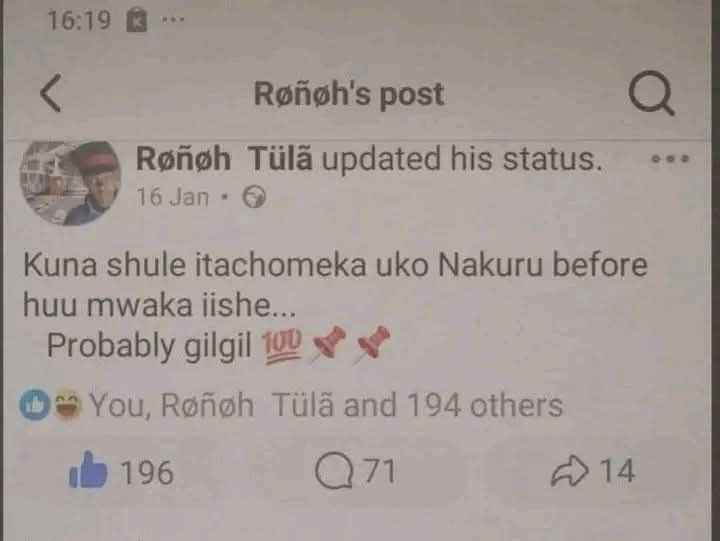 SikukuNamunyu's tweet photo. Conspiracy theory turns out to be real. There are some things I say too that you need to look into twice or thrice. 
What happened at Utumishi Girls’ Academy was predicted.
Someone targeting lives! https://t.co/bLAsQldtkk