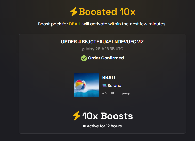 oSKNYo_dev's tweet photo. paid dex prebond

2nd boost prebond <3 supported by fees! https://t.co/WiwfQLj8GS