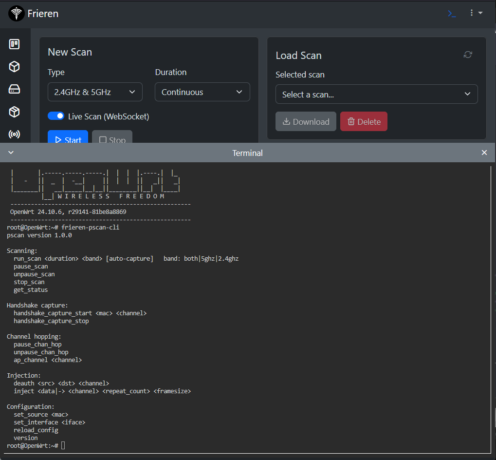 indetectables's tweet photo. Frieren is live.

An open-source OpenWrt/SBC framework for portable wireless security appliances.

WiFi Pineapple-style workflow, with passive WiFi scanning, modules, web terminal and diagnostics.

https://t.co/z6rGpV26O2

#InfoSec #WiFiSecurity https://t.co/ZkpDP1is0F