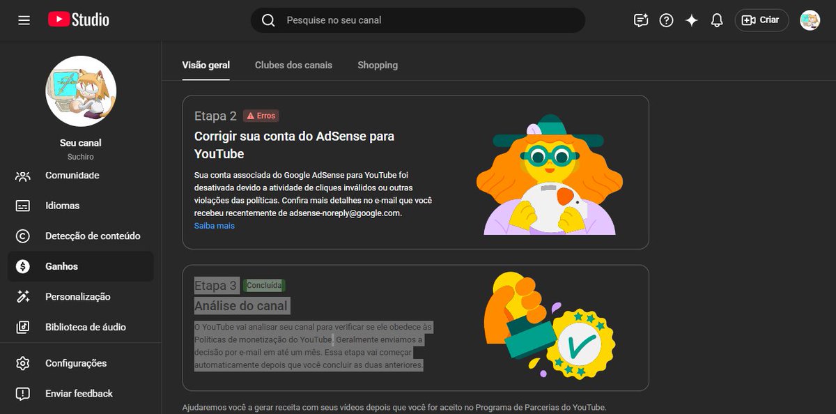 Suchan_Arc's tweet photo. Canal principal vai dar uma pausa até eu ajeitar esse problema. A merda do meu Adsense foi bloqueado por ZERO MOTIVO. @YouTubeBrasil 

ZERO VIOLAÇÕES, ZERO. ZERO STRIKES NO CANAL.
Começarei a fazer mais lives:
https://t.co/zhWCP452x4
https://t.co/acD8Krmp09
https://t.co/Wz9B55eTpP