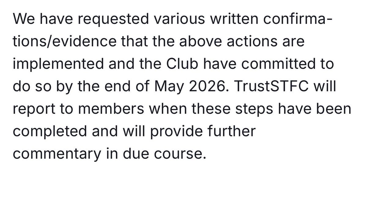 DeanMcMackin's tweet photo. Good evening @TrustSTFC  are you able to confirm if this has happened yet ? 

Appreciate it’s not end of the month yet but wondered if it’s happened yet https://t.co/2jes9YcHYy