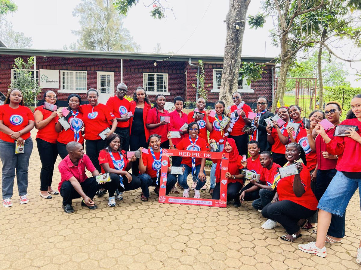 guidesrwanda's tweet photo. Our office turned red today ❤️ in celebration of Menstrual Hygiene Day 2026!
Together, we’re breaking stigma, promoting dignity, and empowering girls through open conversations on menstrual health.

#RedPride #MHD2026 #MenstrualHygieneDay https://t.co/cGJXzvRwfR