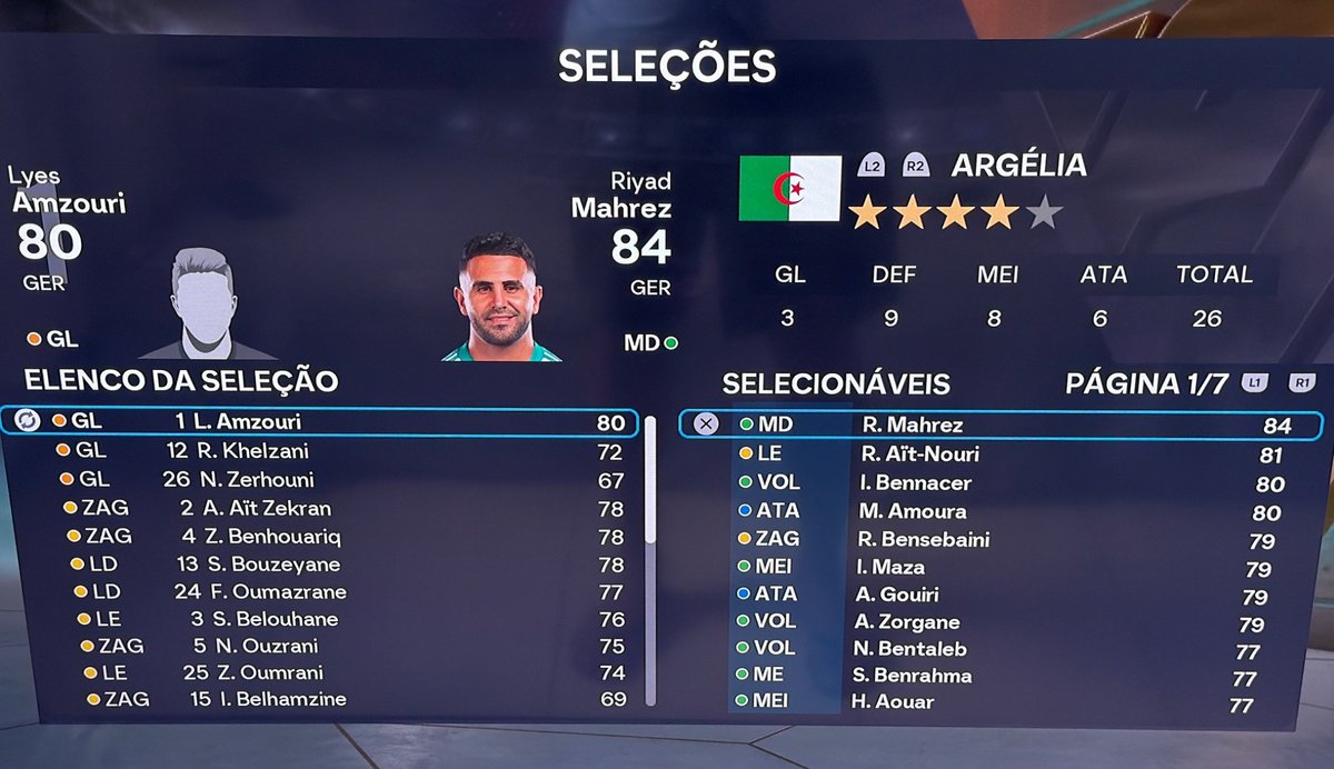 gamer_matheusx's tweet photo. We will be able to call up players to national teams who have generic players and for teams who have real players as well. Access the option "Edit Teams > Squads" for the teams so that you can call real players instead of generic ones. #FC26 #TWG

🗞 @HeitorParanhos https://t.co/GrlgiT0fkk