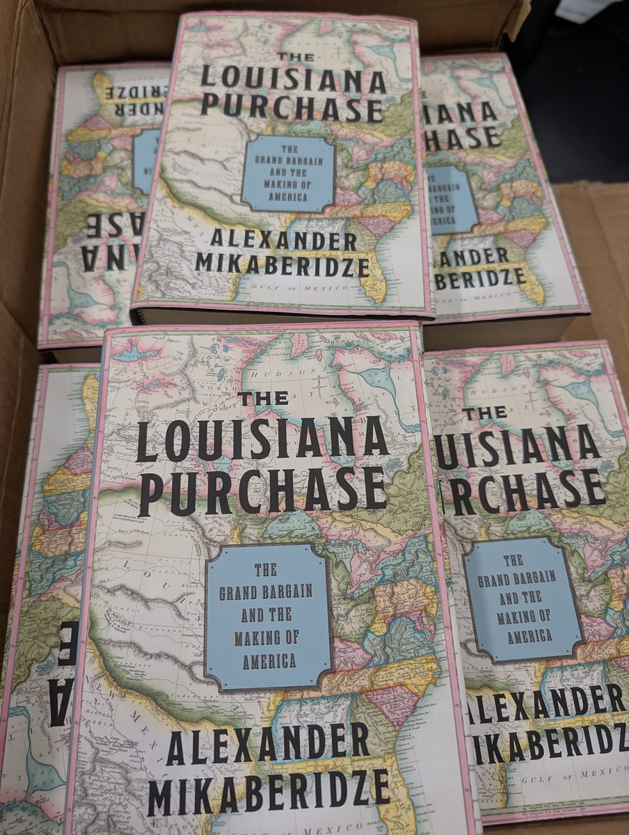 AMikaberidze's tweet photo. BIG news — the Louisiana Purchase book has officially arrived and is NOW SHIPPING… ahead of schedule! 🎉📚 If you’ve been waiting to order, now is the perfect time. Grab your copy today through @OUPAcademic website and use code ASFLYQ6 at checkout for a 30 percent discount!

Thank you for the support!

https://t.co/X3DjbC83SX