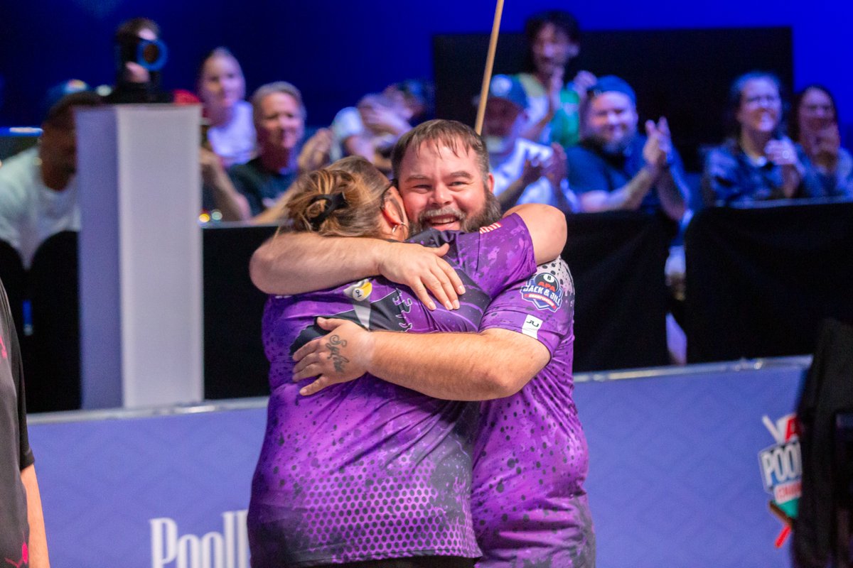 poolplayers's tweet photo. League teammates today. Champions forever. π
Shout out to our 2026 Jack & Jill Champions -Gemini Squad of Hope Mills, NC β Janet Ruiz and William Jackson and Runner-Ups - On Purpose of Prattville, AL β Tabitha Lamberth and Jason Jones! π± #apapool #poolplayer #billiards https://t.co/RVaVSO73t6