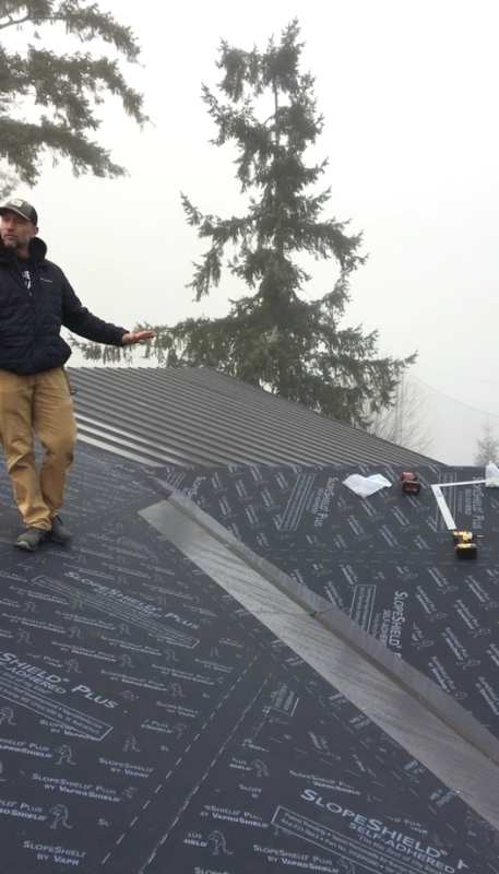 VaproShield's tweet photo. SlopeShield Plus SA's ability to self-dry and maintain its durability under the changeable Canadian climate and foot traffic from crews made it the ideal choice for this challenging #reroof project.
2/2 https://t.co/kQ8Eqqdxwt