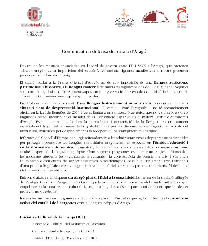FrancescSeres's tweet photo. Comunicat: https://t.co/VqFak4bUyP