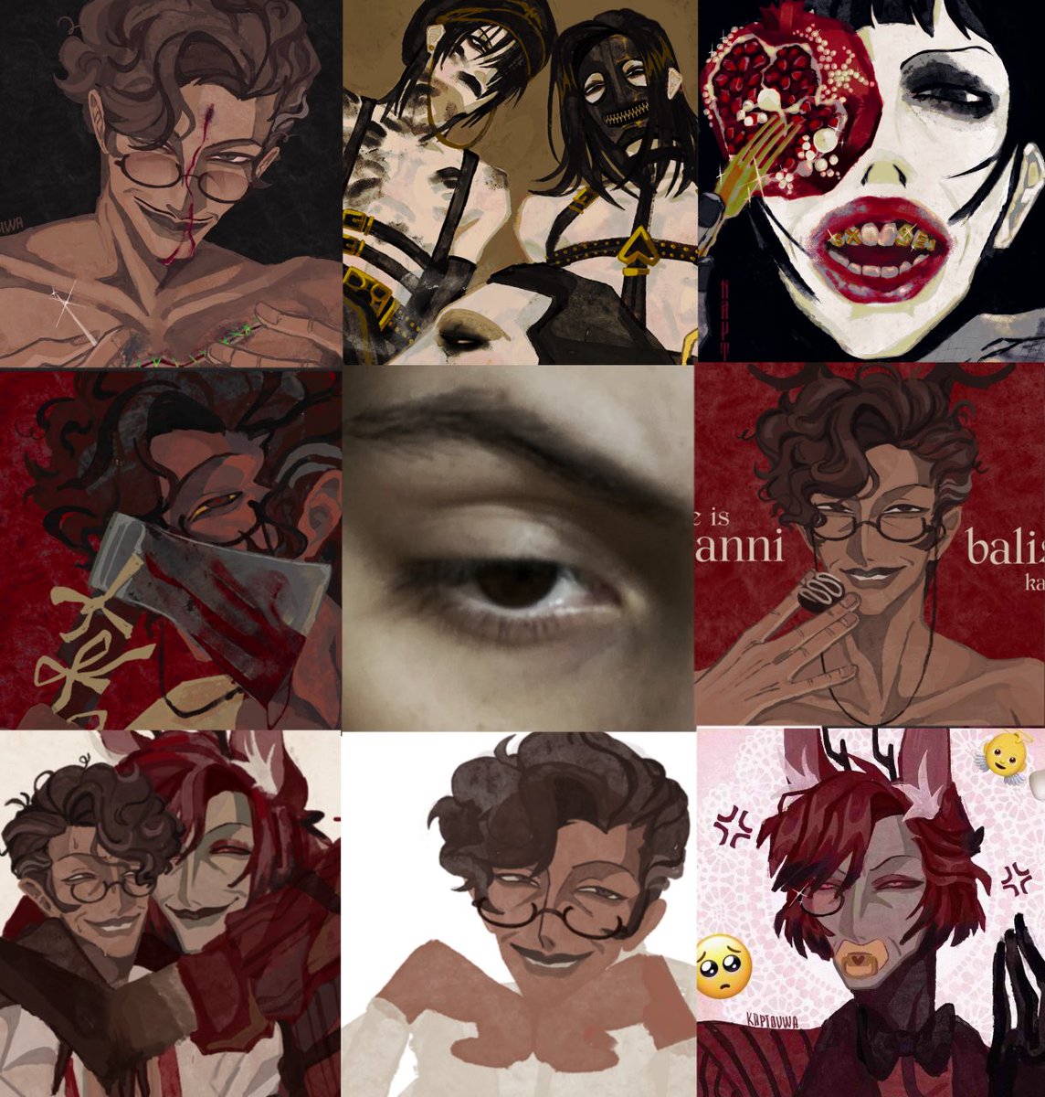kaptouwa's tweet photo. Artist eyes vs art🙌🏻 https://t.co/6IEeG4JO0h