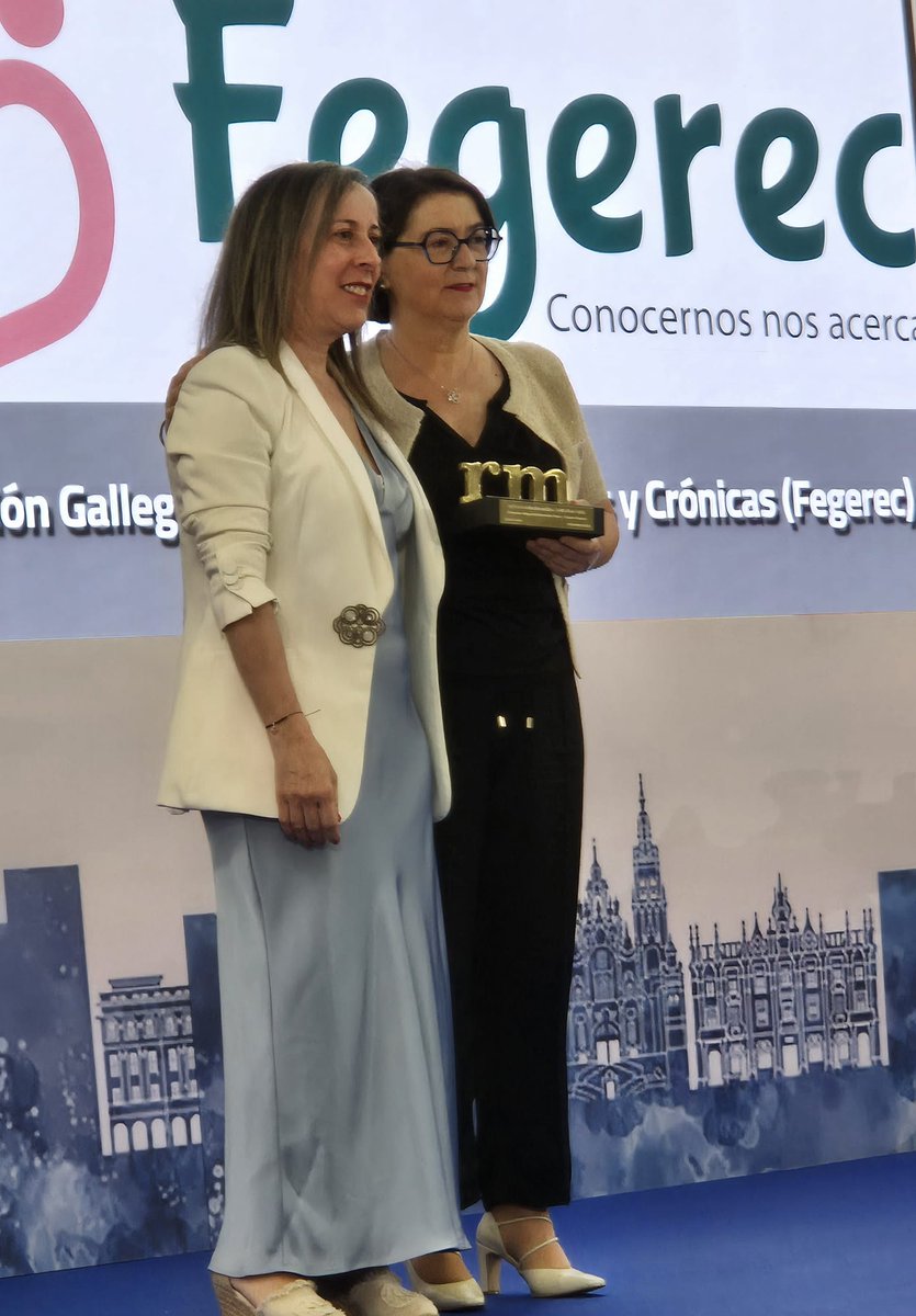 FEGEREC's tweet photo. Hemos ganado el VI  Premio @redaccionmedica a la Sanidad de  Galicia, por nuestra trayectoria en visibilidad de las EE.RR, apoyo a familias, defensa de derechos y alianzas con la Institución pública sanitaria.
💜💚
Gracias por el reconocimiento!

#fegerec https://t.co/m3D33RpbM3