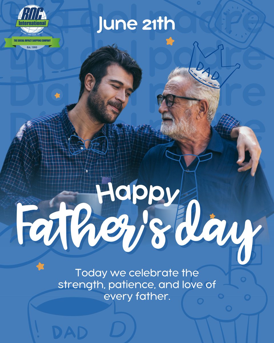 boc_intl's tweet photo. Happy Father’s Day! Today we celebrate the love, guidance, and dedication of fathers and father figures who inspire and support us every day. Wishing everyone a day filled with gratitude, joy, and special moments with loved ones. 💙

#HappyFathersDay #FathersDay #Family #Love https://t.co/Vj2DabOKAn