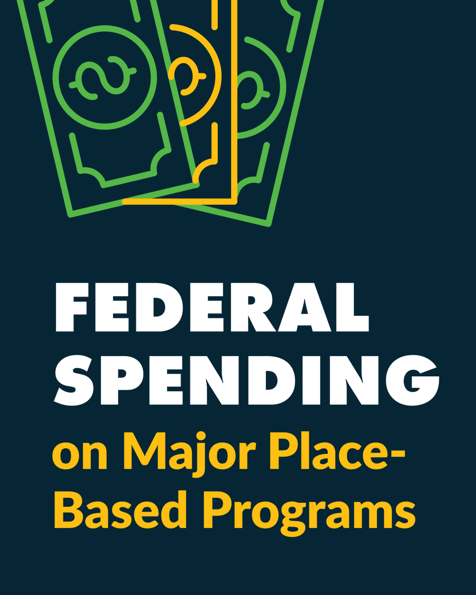 urbaninstitute's tweet photo. Geographic disparities shape opportunity—but funding decides who benefits. 

A new Urban #data tool tracks #federal spending on 13 major place-based programs (2010–2024) that can help decisionmakers understand if investments match #community needs.
https://t.co/5DrRlNqvhL https://t.co/IYXYGcs8Ds